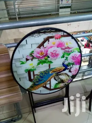 Brand New Foldable Glass Table