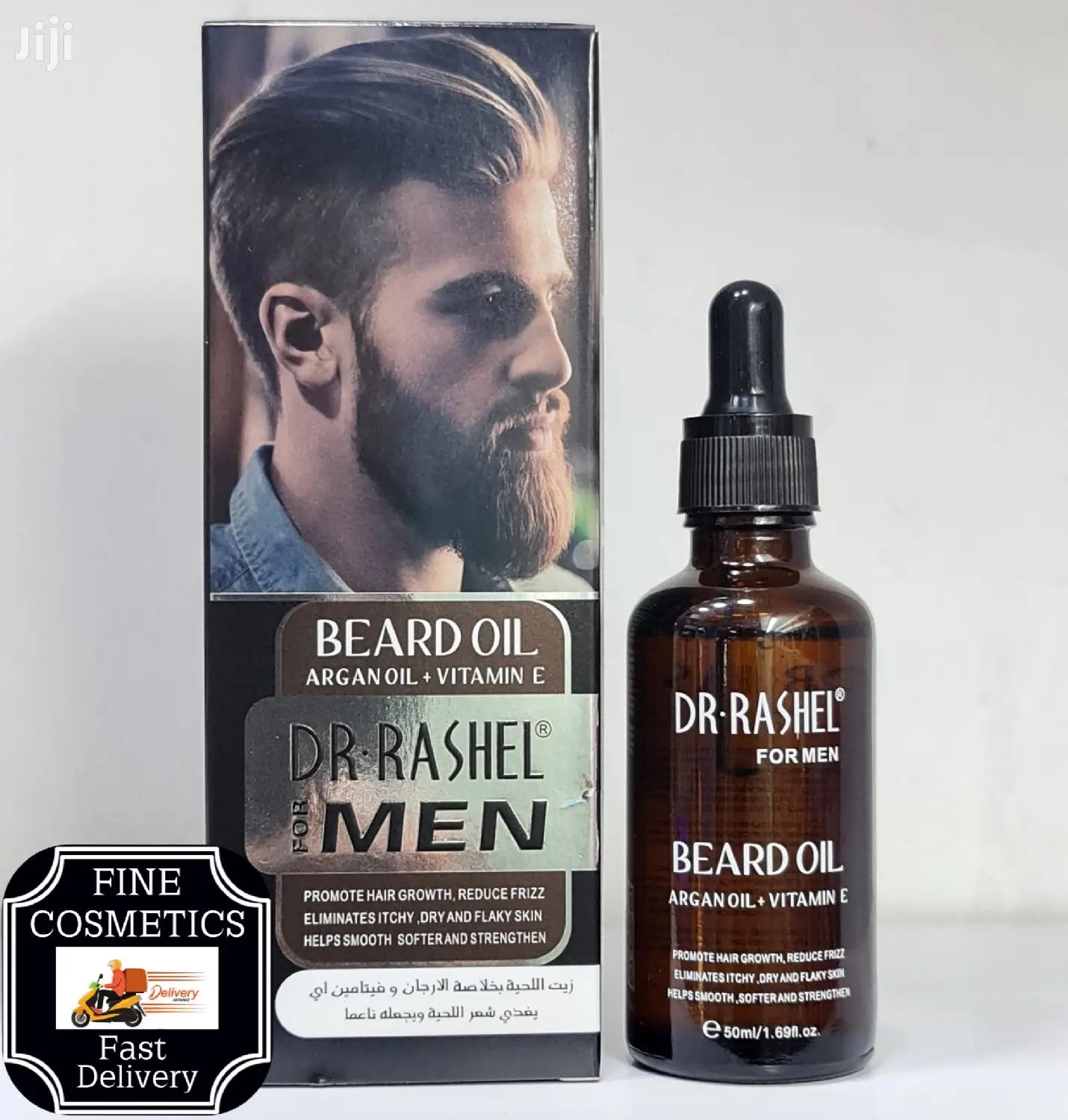 Original Dr Rashel Beard Growth Hair Booster Oil + Vitamin E