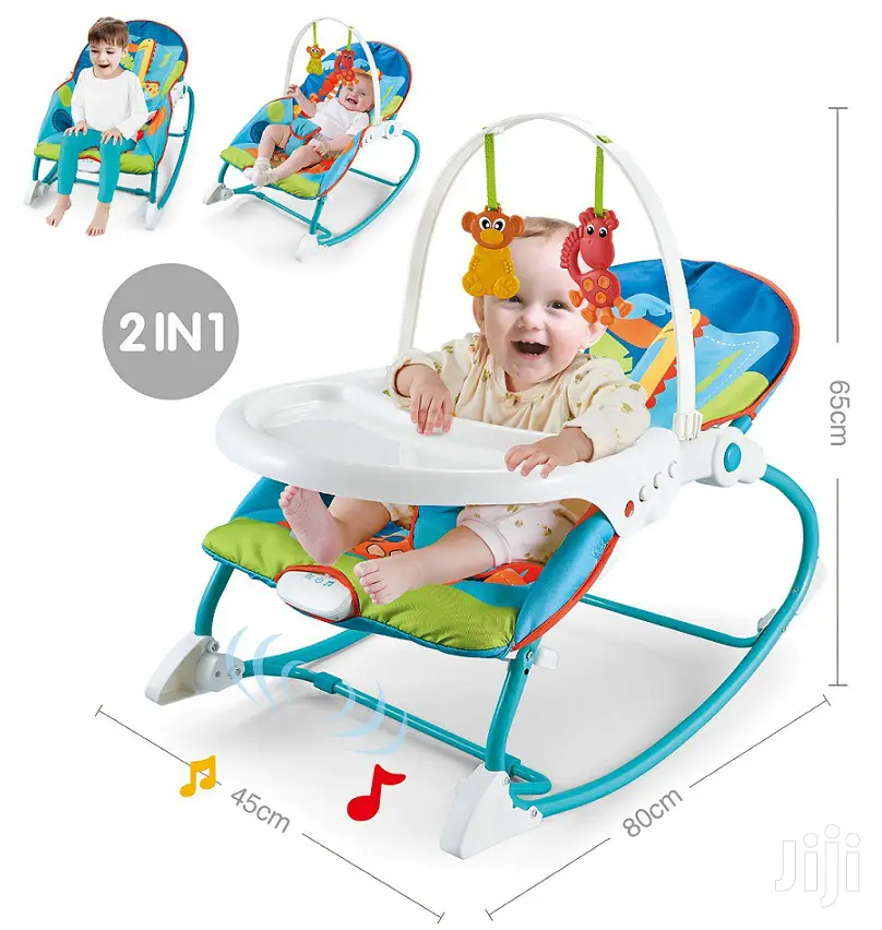 Baby Rocker With Feeder Tray