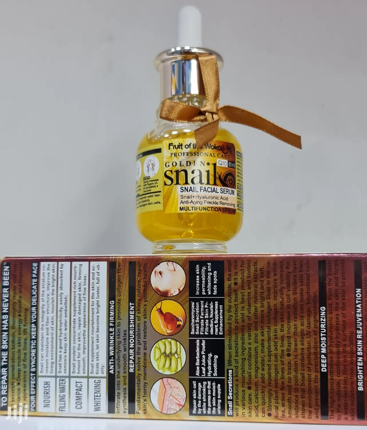 Fruit of Wokali 8-In-1 Q10 Professional Snail Facial Serum
