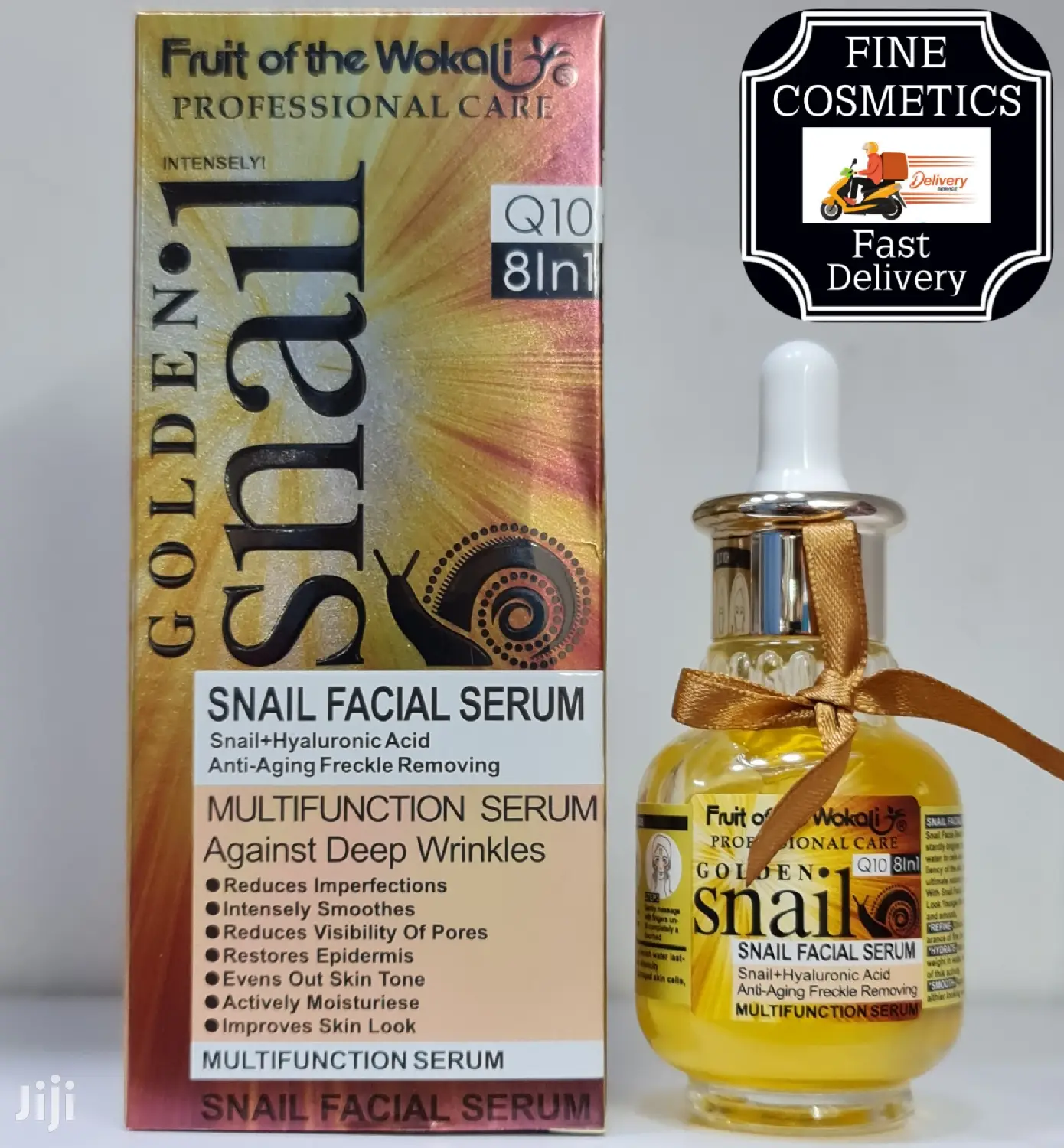 Fruit of Wokali 8-In-1 Q10 Professional Snail Facial Serum