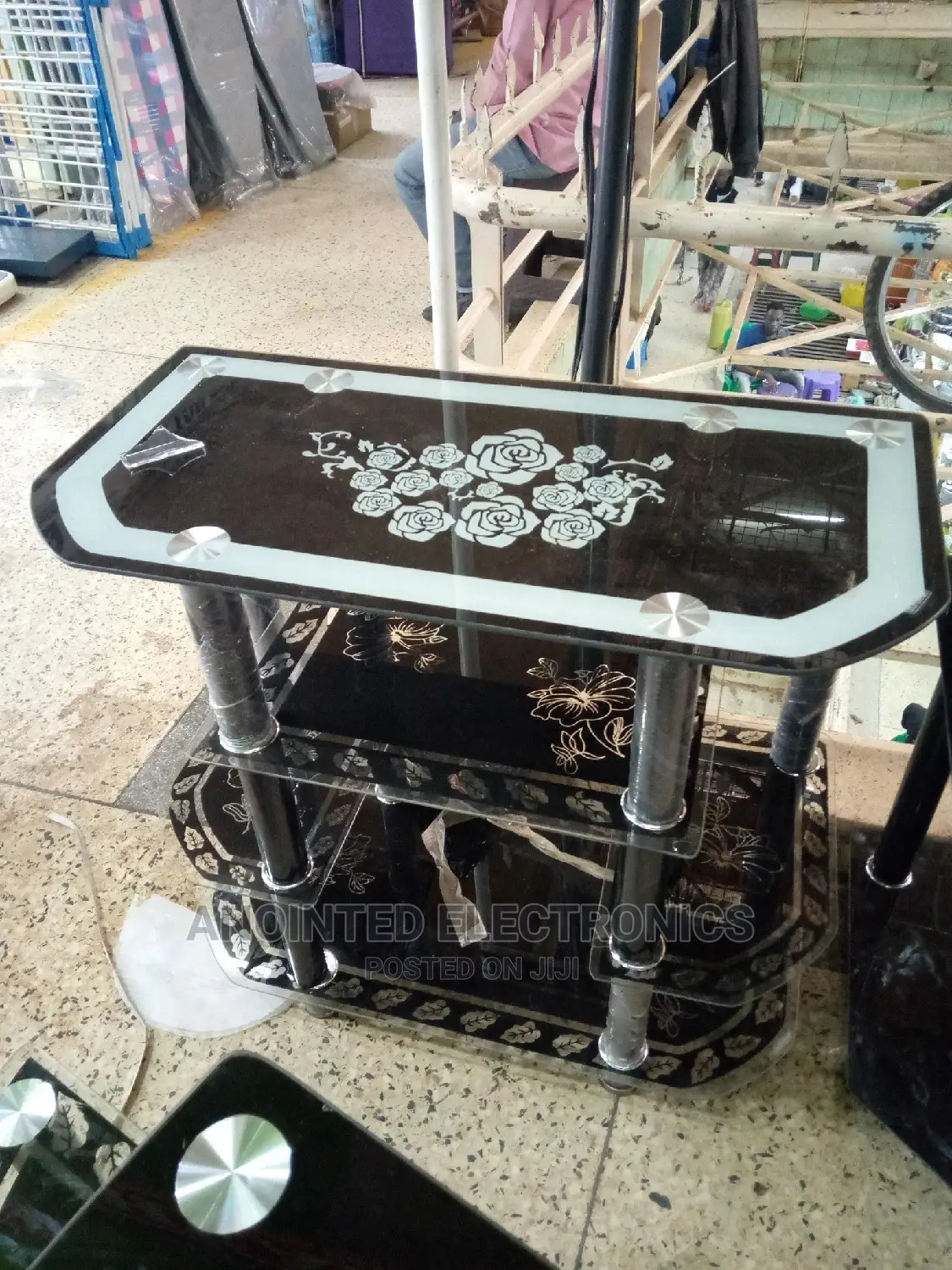Glass Tv Stand