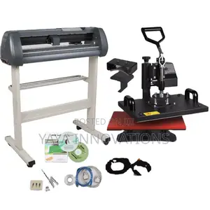 New Cutting Plotter + Heat Press Machine