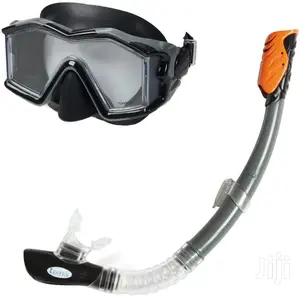 Intex Explorer Pro Diving Mask Snorkel Silicone Swim Set