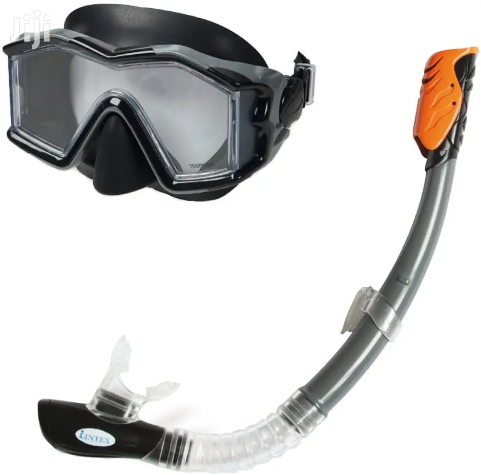 Intex Explorer Pro Diving Mask Snorkel Silicone Swim Set