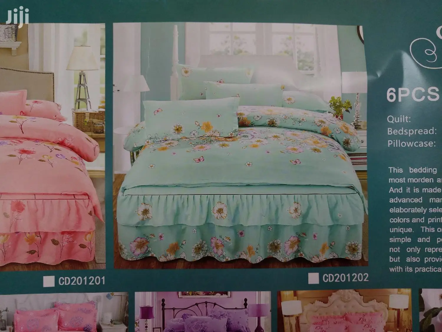 6 Pcs Duvet Set