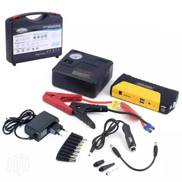 Emergency Jump Starter Kit With Tyre Pump