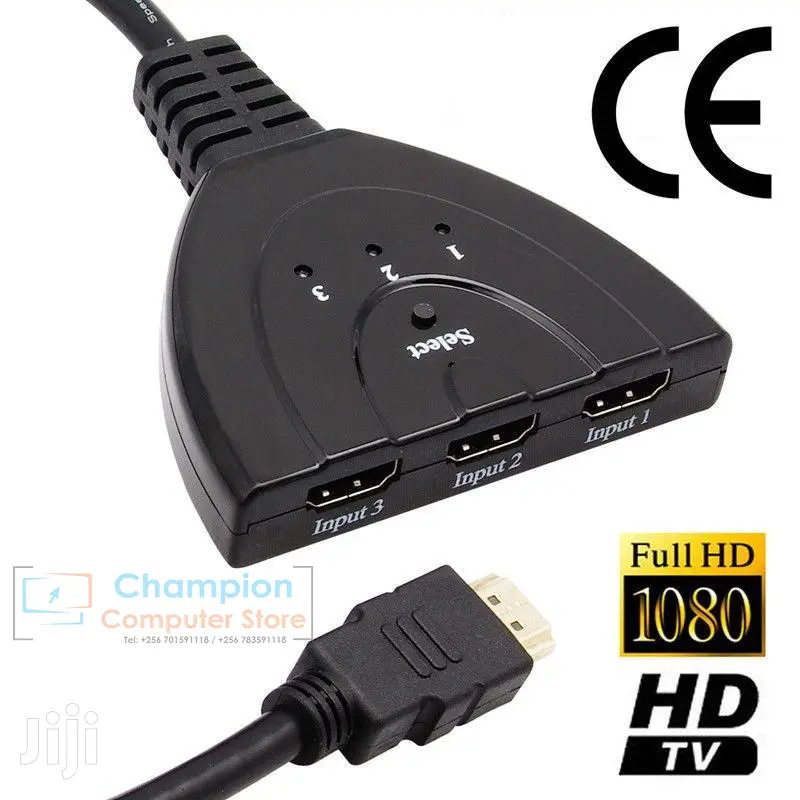 3in1 4K HDMI Switch Ultra HD Auto for DVD TV Box TV Ps3