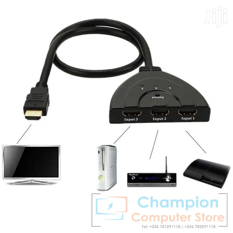 3in1 4K HDMI Switch Ultra HD Auto for DVD TV Box TV Ps3