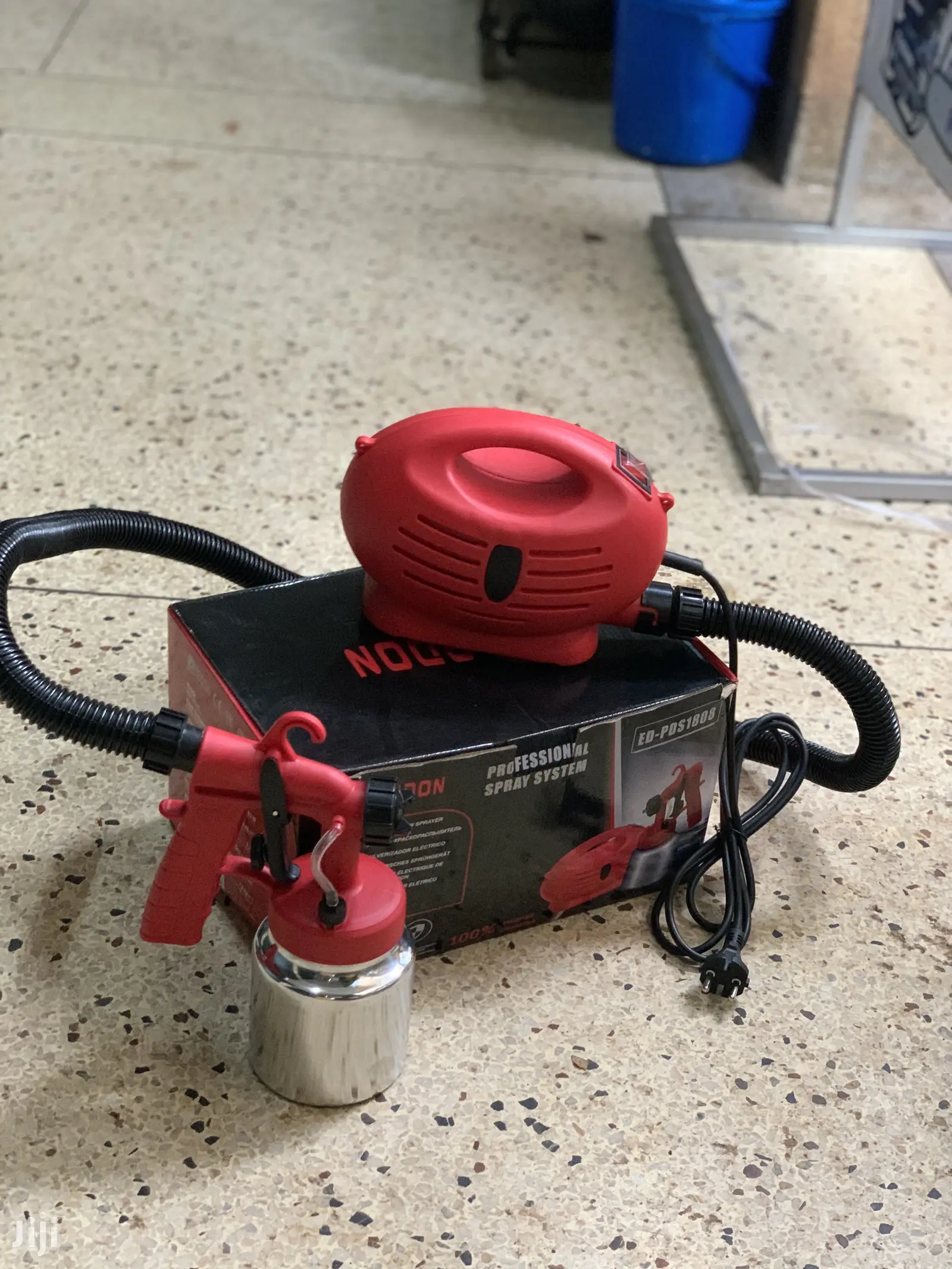 Portable Electric Compressor and Gun Set