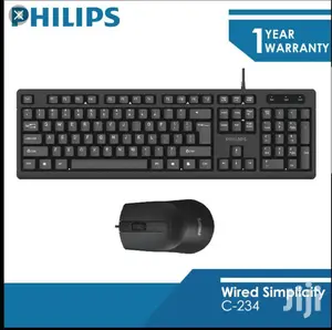 Phillips Wired Keyboard and Mouse Combo