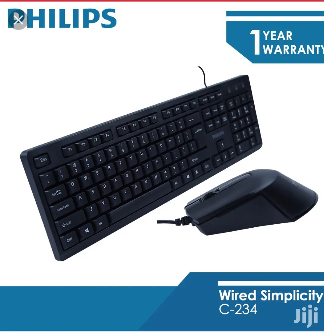 Phillips Wired Keyboard and Mouse Combo