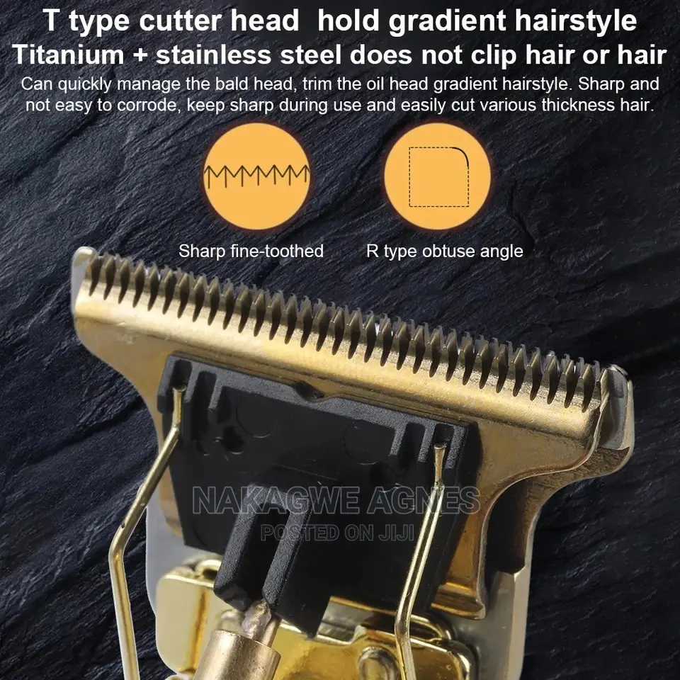 8 In 1 Salon Rechargeable Cordless Professional Hair Clipper