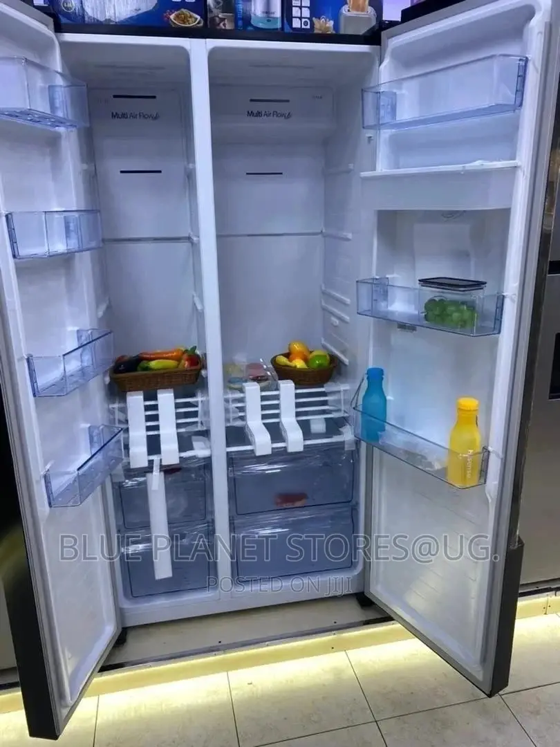 Hisense 670litres French Double Door Fridges || Black Color