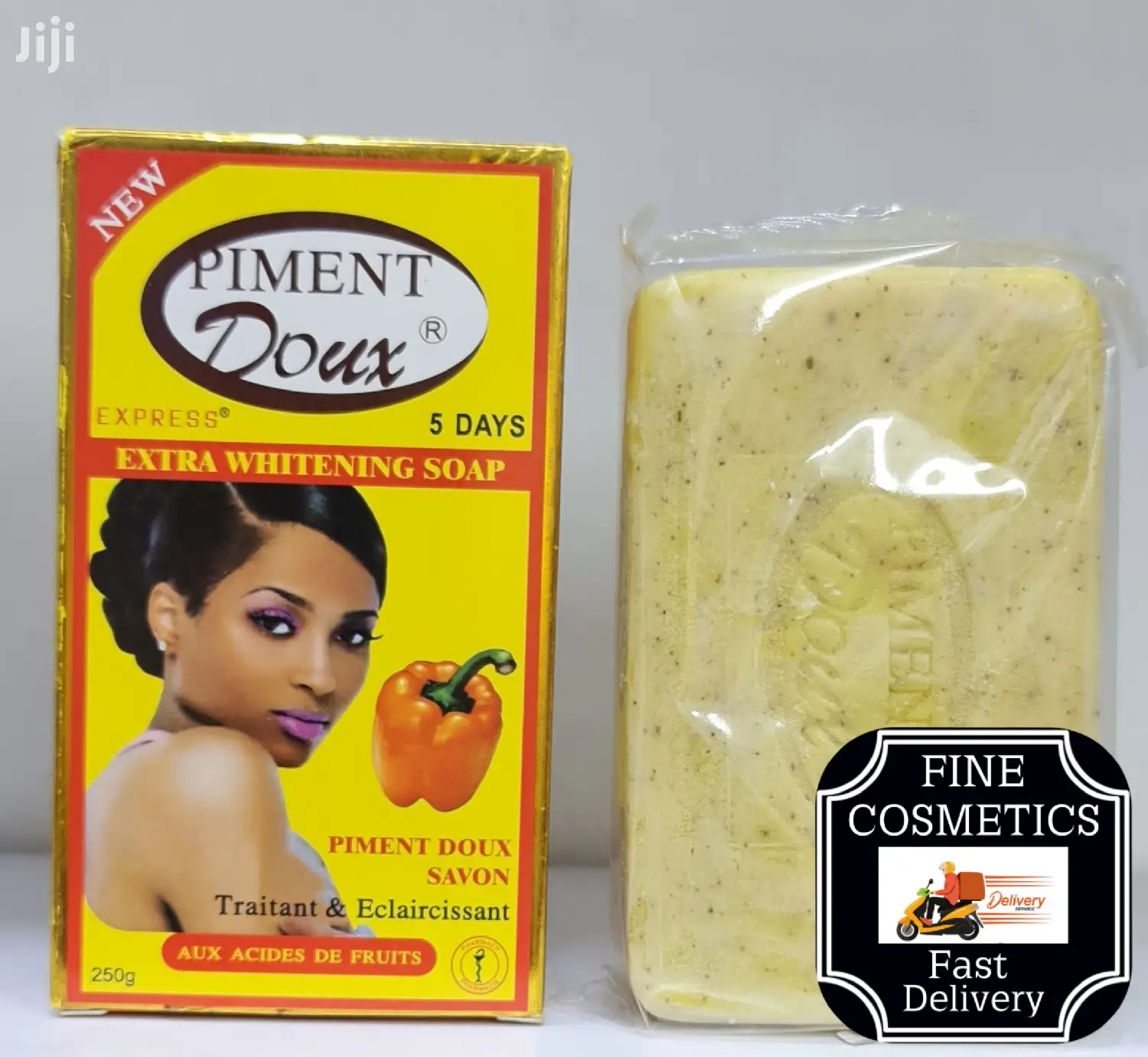 PIMENT Doux Strong Whitening Set of ; Lotion, Soap and Serum