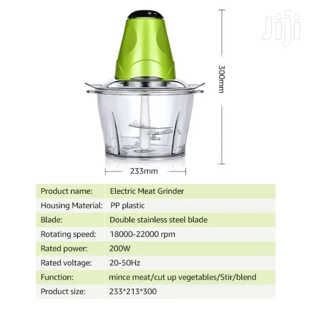 Electric Meat Mincer 2L