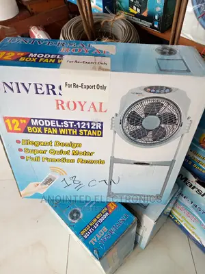 Universal Box Fan With a Stand