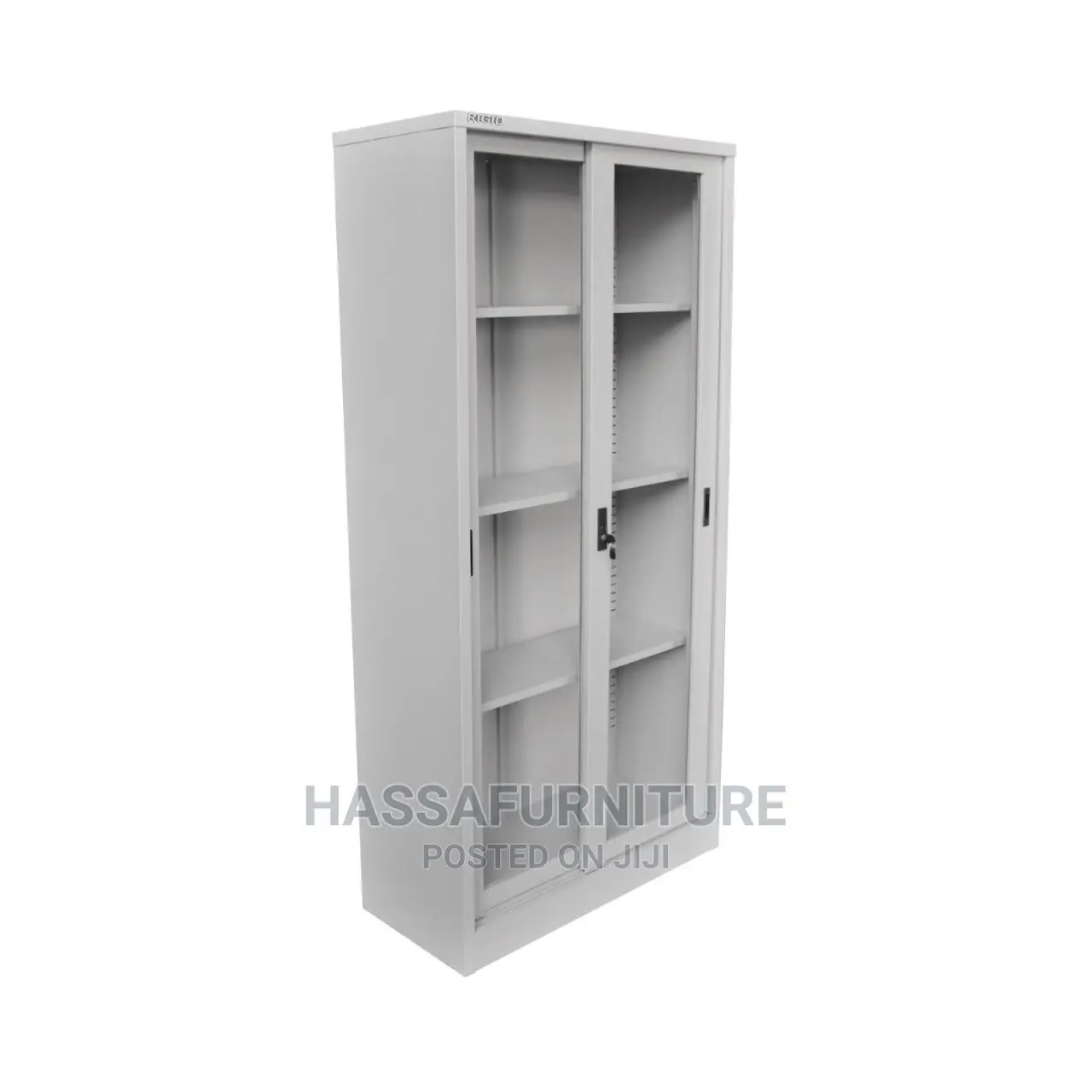 Full Glass Metallic Cabinet