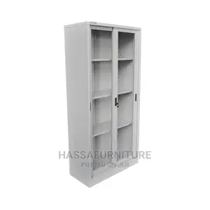 Full Glass Metallic Cabinet