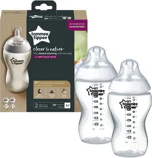 Tommee Tippee Closer To Nature Clear Baby 2 Bottles 340ml