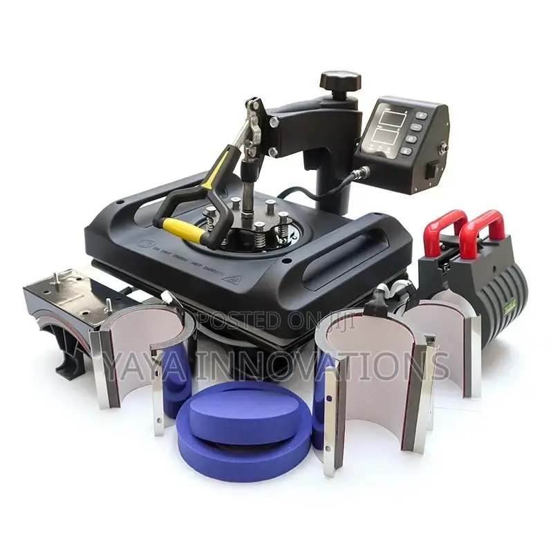 Heat Press Machine for Printing T-Shirts, Mugs, Caps, Plates