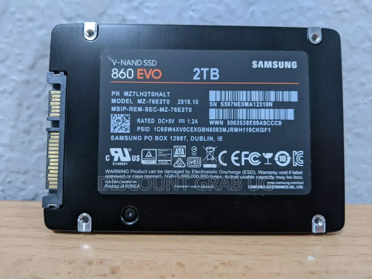 Samsung 860 Evo 2tb Sata Solid State Drive SSD