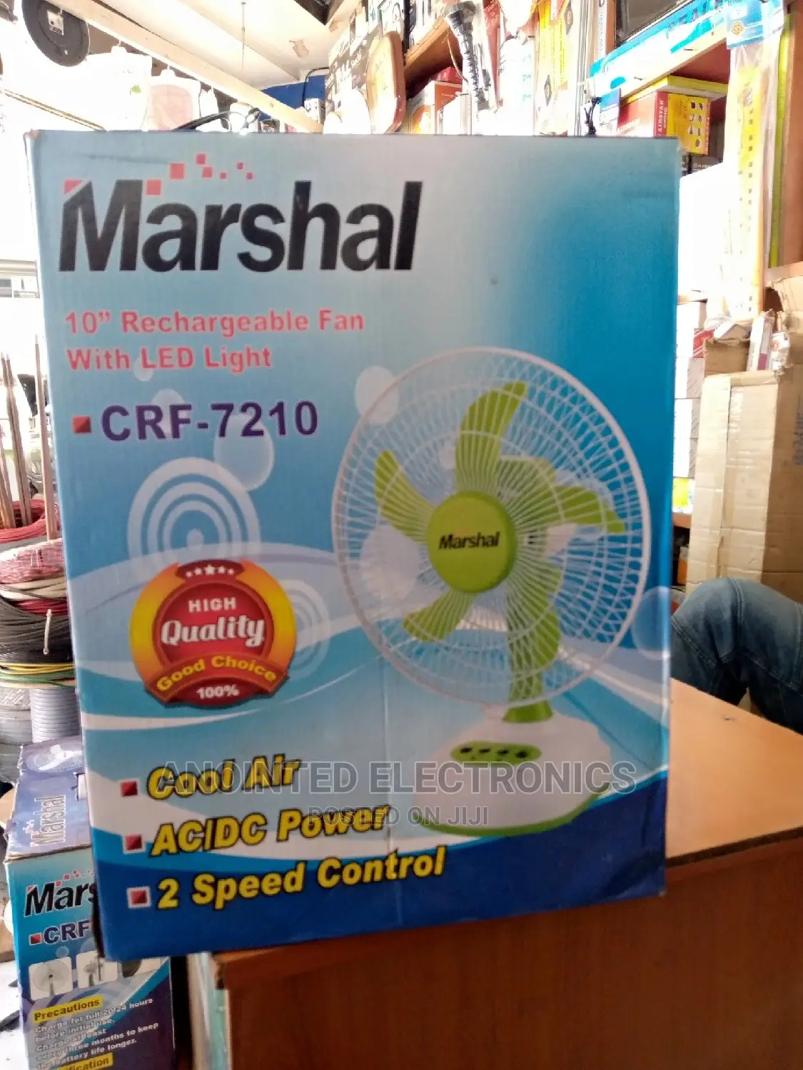 Rechargeable Table Fan