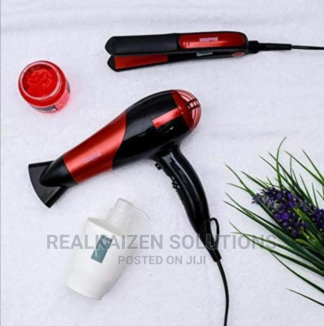 Geepas Hair Dryer and Hair Straightener Combo 2200W