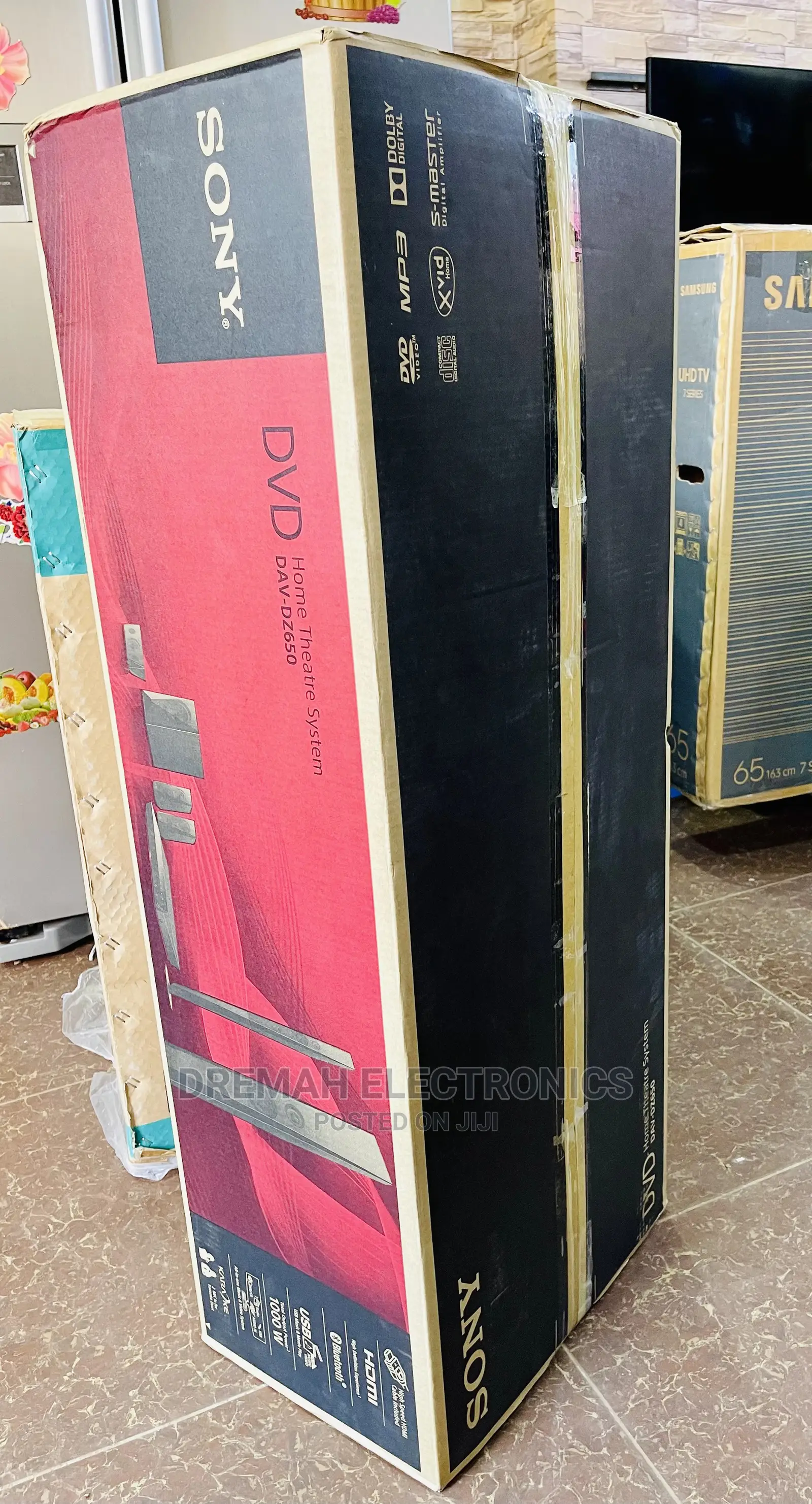 1000 Watts Sony 2 Tall Boy Speakers Bluetooth Home Theater