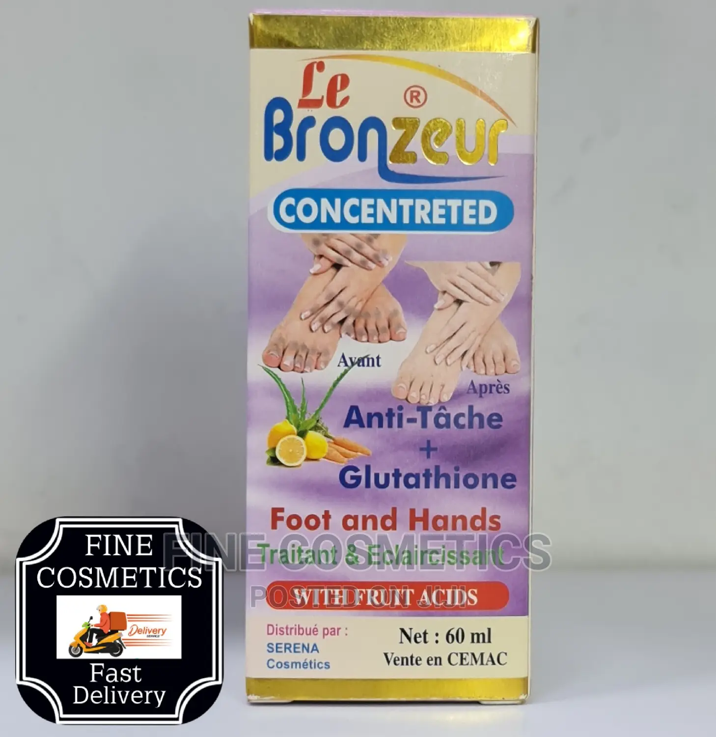 Le Bronzeur Concentrated Foot Hand Dark Knuckles Remover
