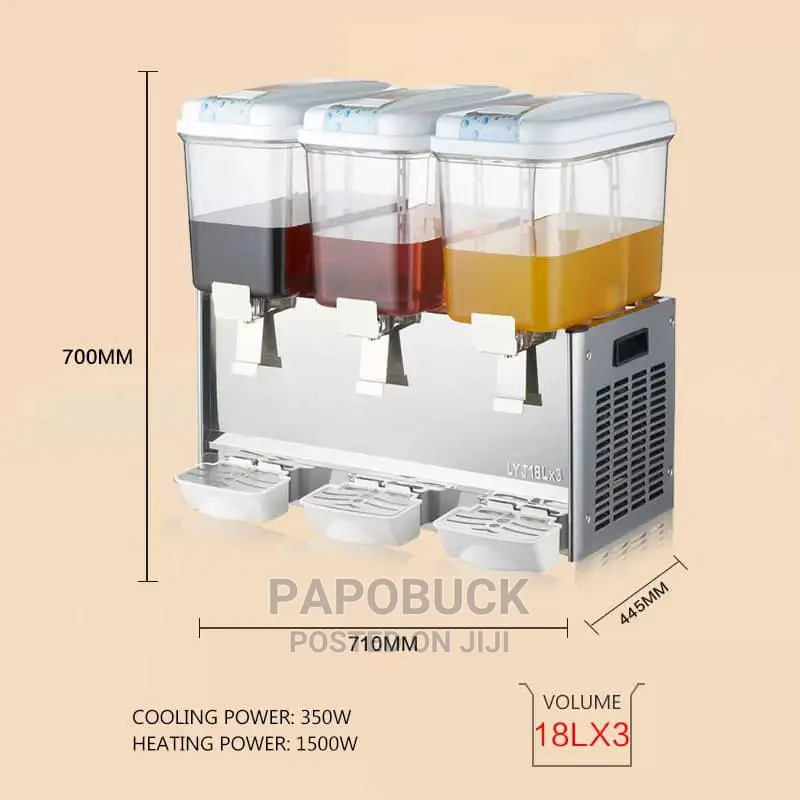 3 Cylinders Juice Machine