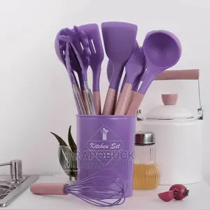 Non Sticky Silicon Spoon Set