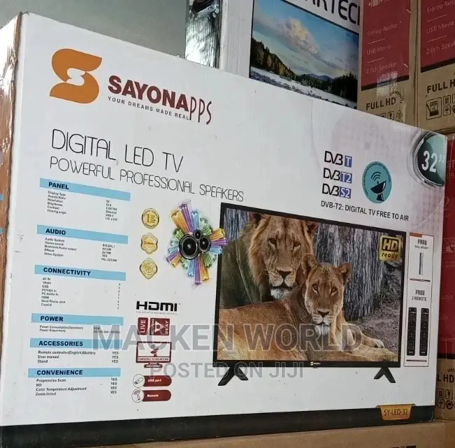 32" Sayona Pps Free to Air Tv Original