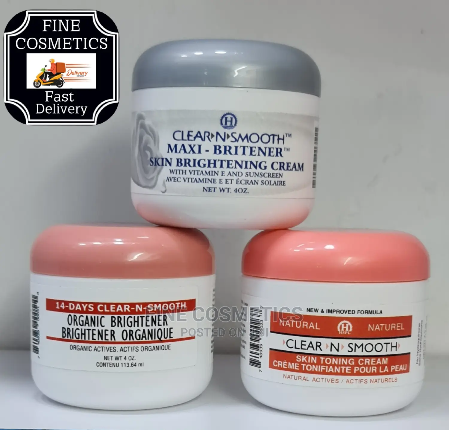 Original Clear and Smooth Skin Toning Cream Natural Actives