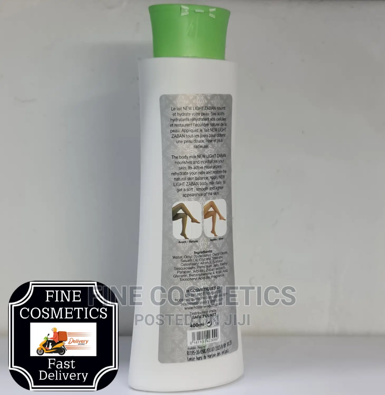 New Light Whitening Body Lotion With Zaban 14 Oz