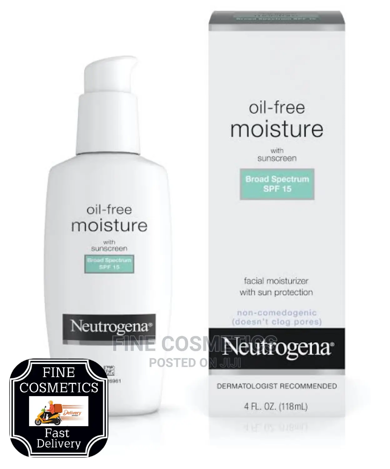 Neutrogena Oil Free Moisture Broad Spectrum SPF 15 Sun Block