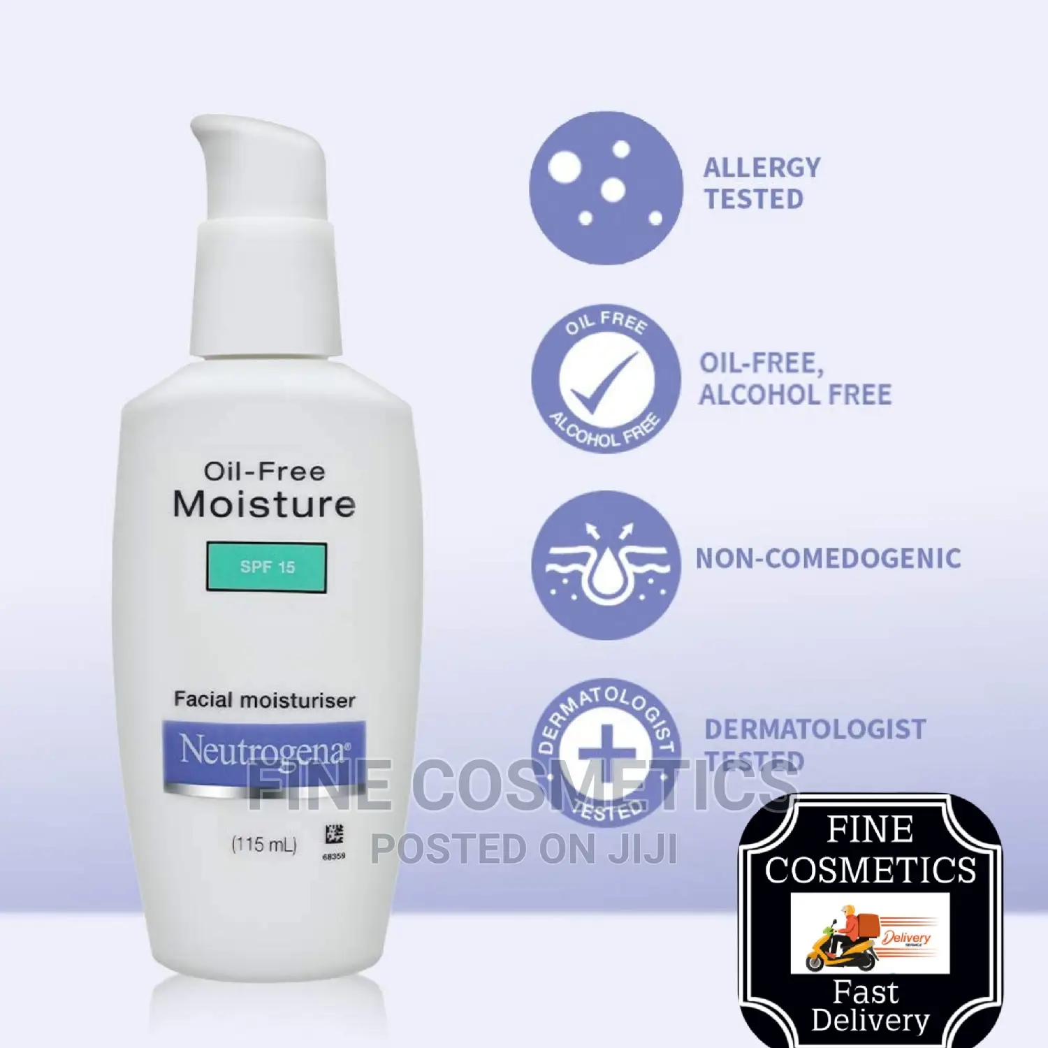 Neutrogena Oil Free Moisture Broad Spectrum SPF 15 Sun Block