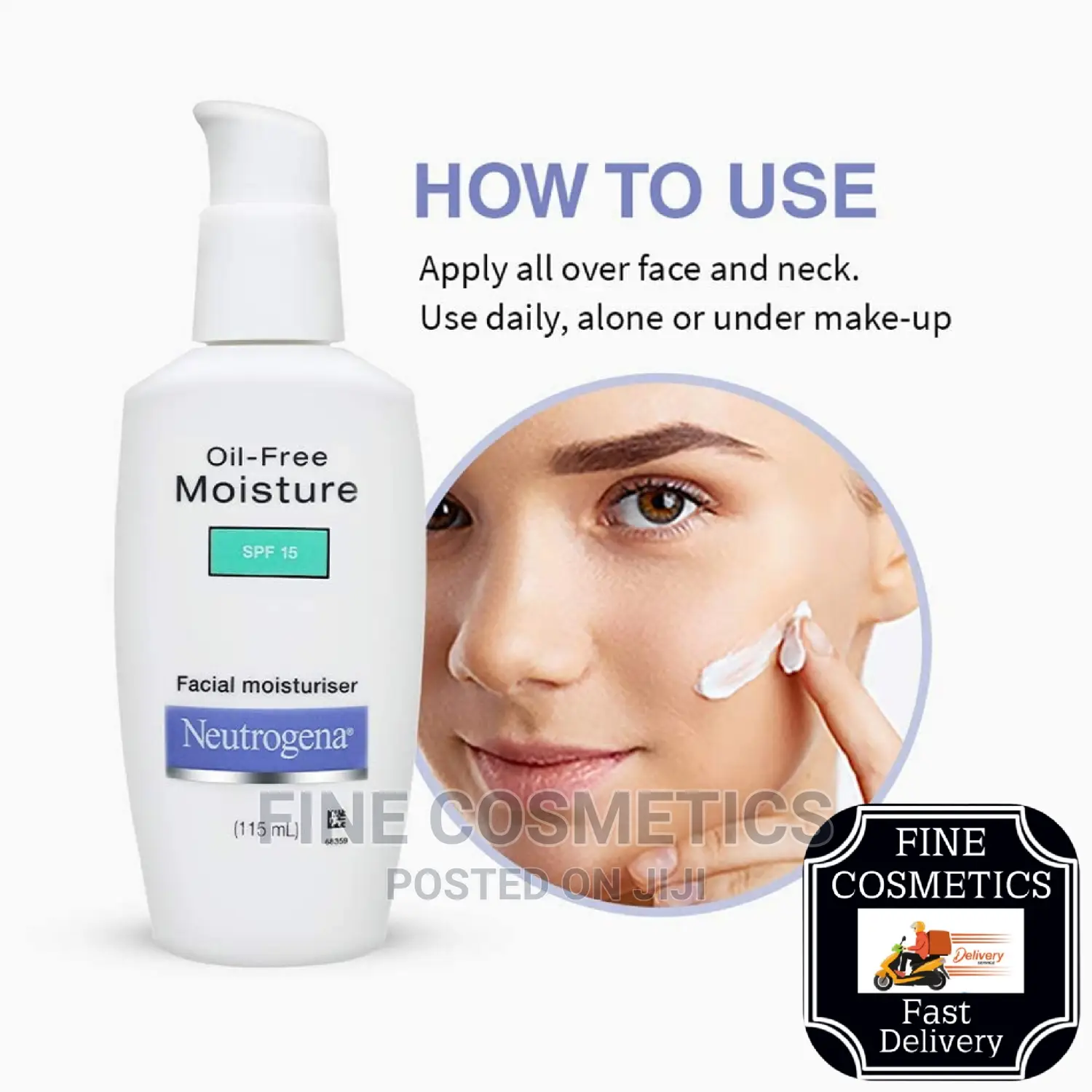 Neutrogena Oil Free Moisture Broad Spectrum SPF 15 Sun Block