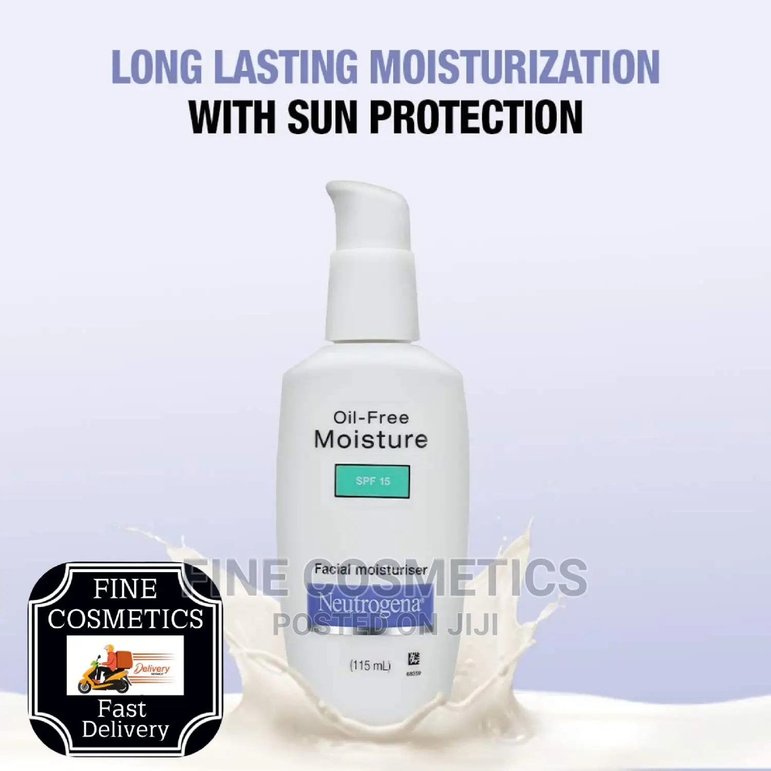 Neutrogena Oil Free Moisture Broad Spectrum SPF 15 Sun Block