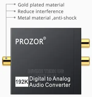 Digital To Analog Audio Converter Optical To Banana