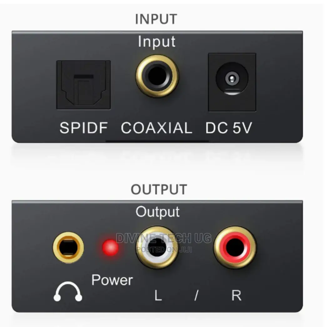 Digital To Analog Audio Converter Optical To Banana