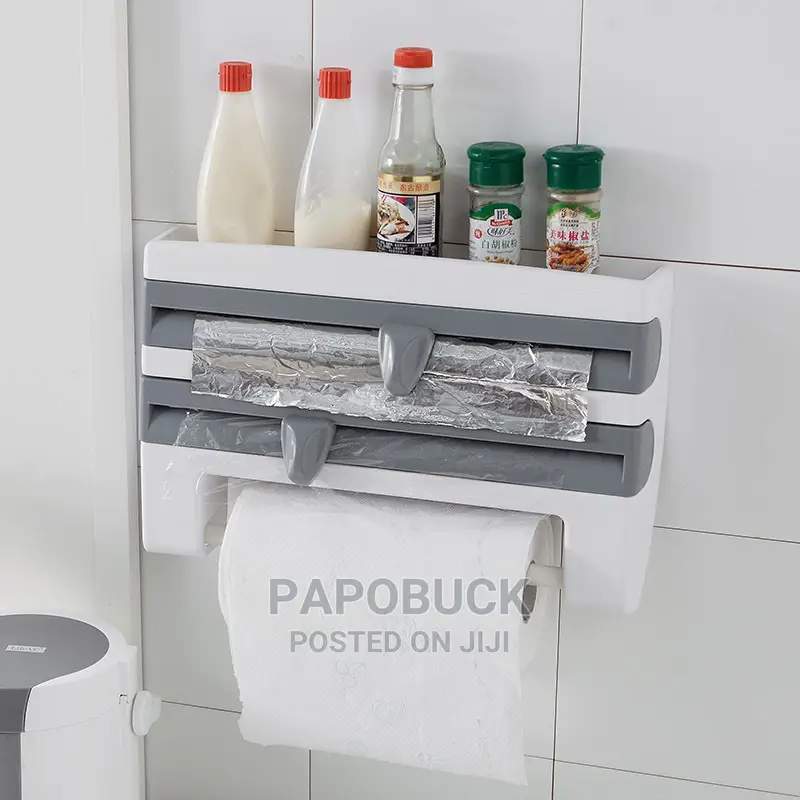 Kitchen Cling Film Paper Towel Holder