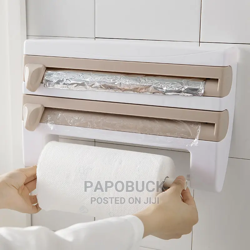 Kitchen Cling Film Paper Towel Holder