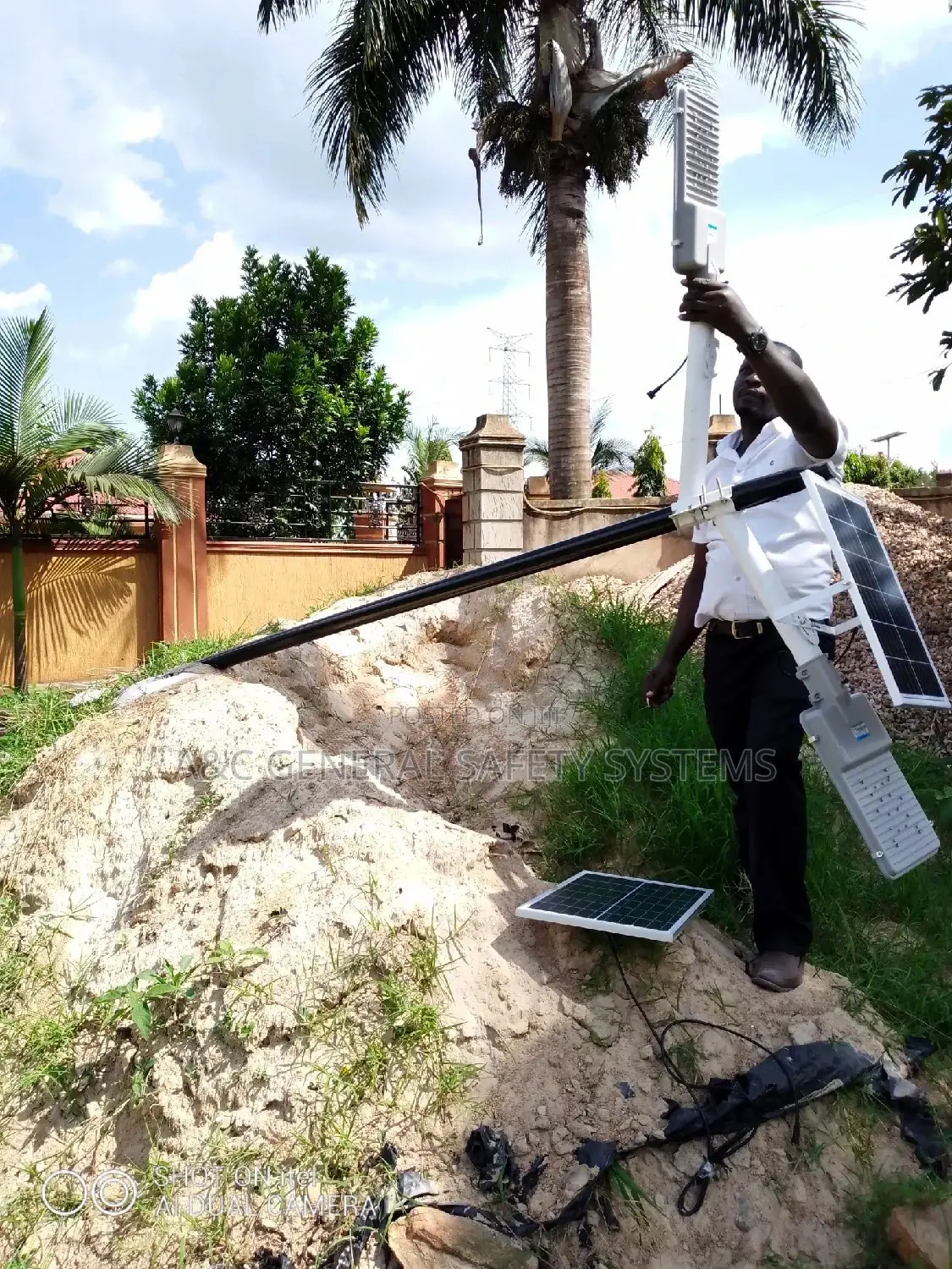 Solar Security Street Constant Lighting Throughout Night