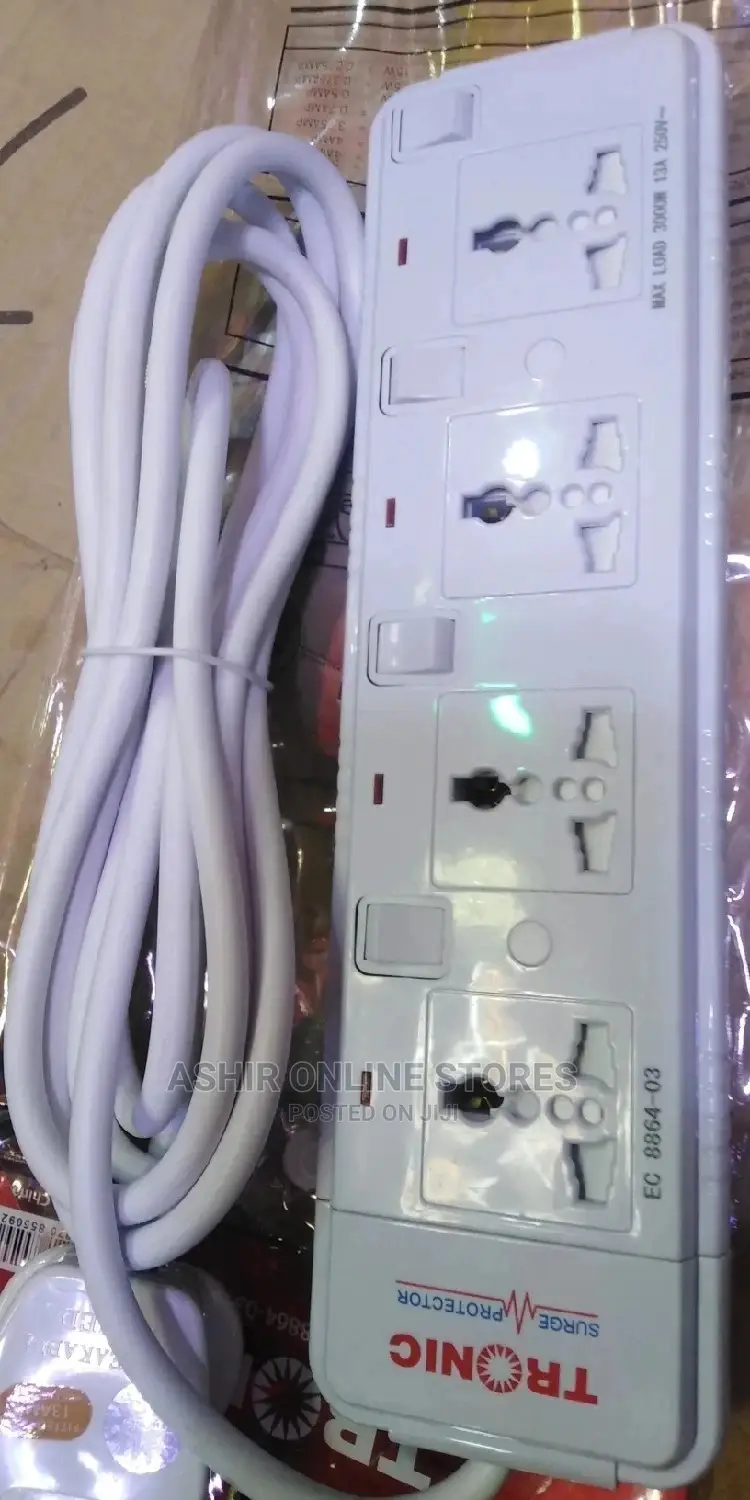 Original Surge Protected 4way Extension Socket