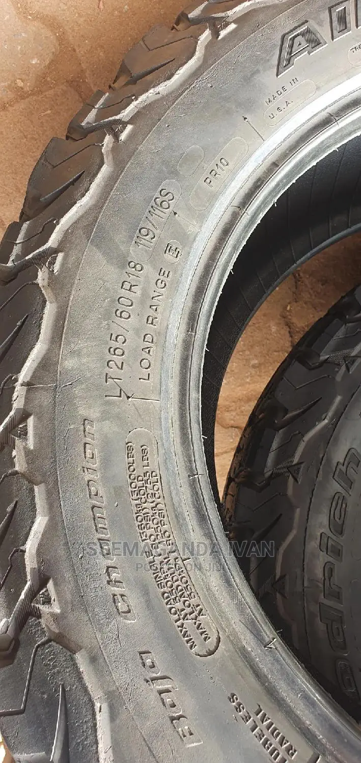 265/60r18 Bf Goodrich Foreign Used