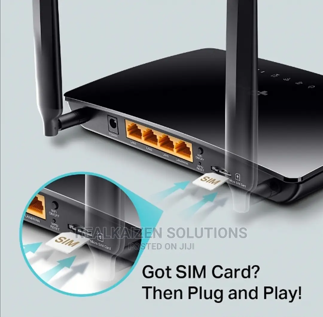 Tp-link 4G LTE 3G 300mbps Wireless SIM Router
