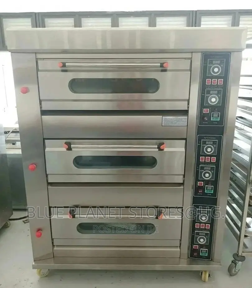 Electric Commercial Auto-Pizza/Bakery Ovens || Triple Decker