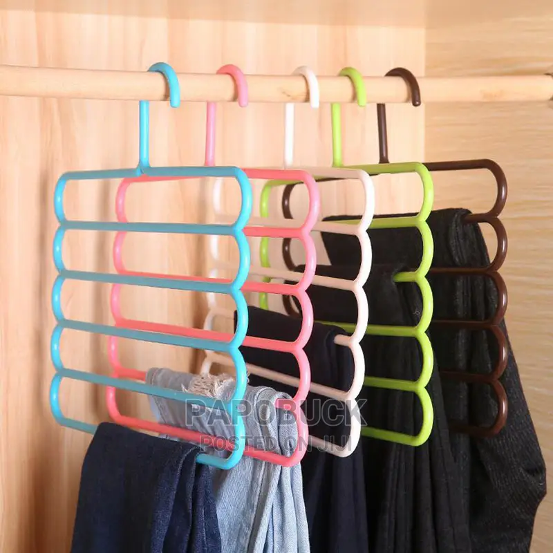 1 Pc 5 Layer Pants Hanger