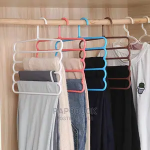 1 Pc 5 Layer Pants Hanger
